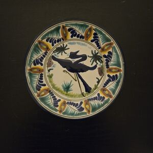 Mexican Talavera Hand-painted Wall Plate